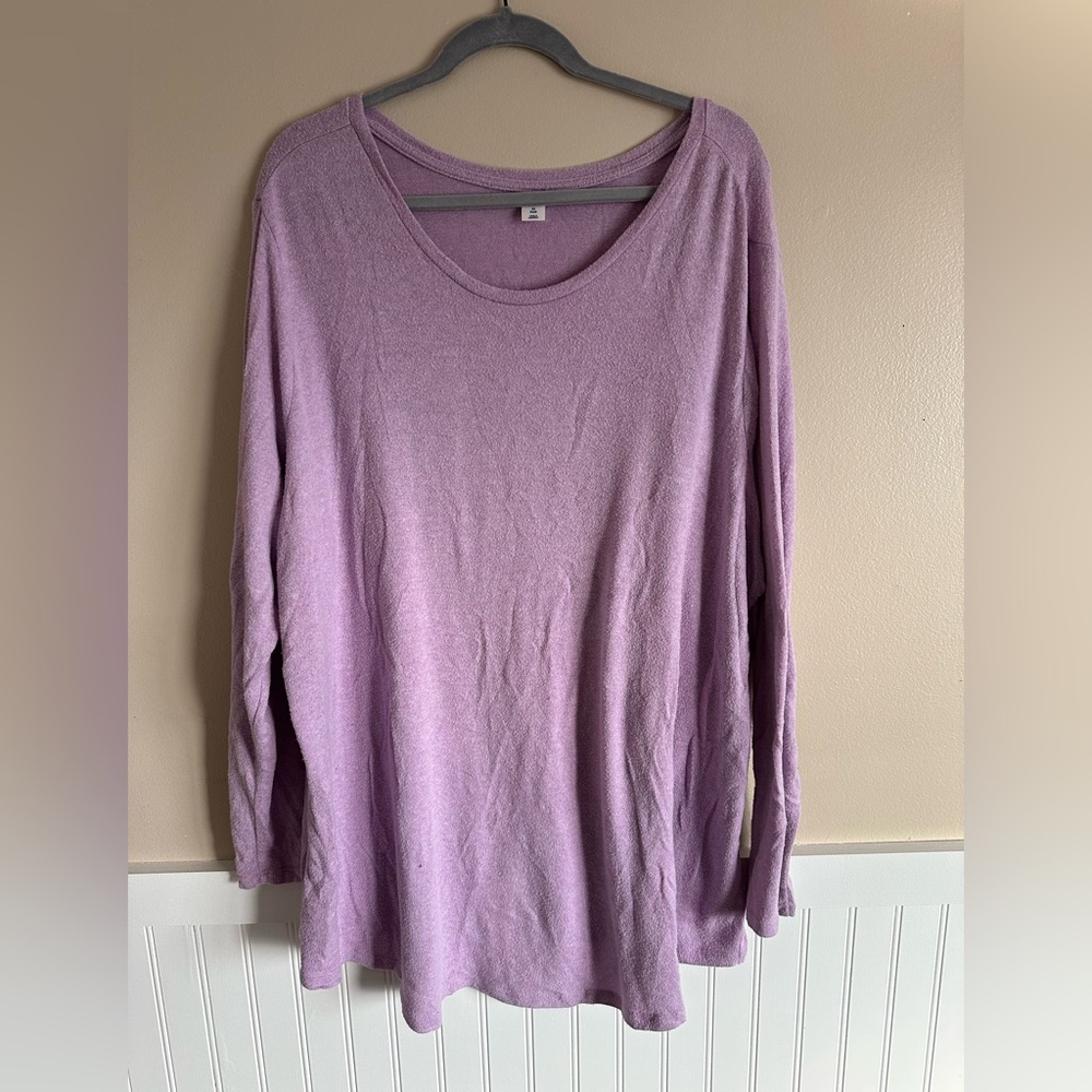Old Navy, luxe tunic sweater! 3x, lavender